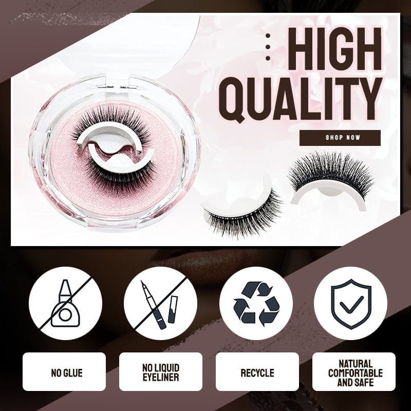 🎁 1+1 GRATIS ✨ Wiederverwendbare selbstklebende Wimpern ✨ Sekunden-Applikation & wiederverwendbar für perfekten Blick. 👁️