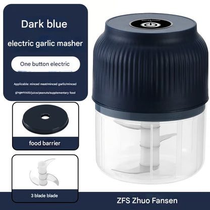 📢📢50 % Rabatt!! ⏰✨Küchenhilfe – Elektrischer Knoblauchzerkleinerer🔥Den Knoblauch in 5 Sekunden hacken