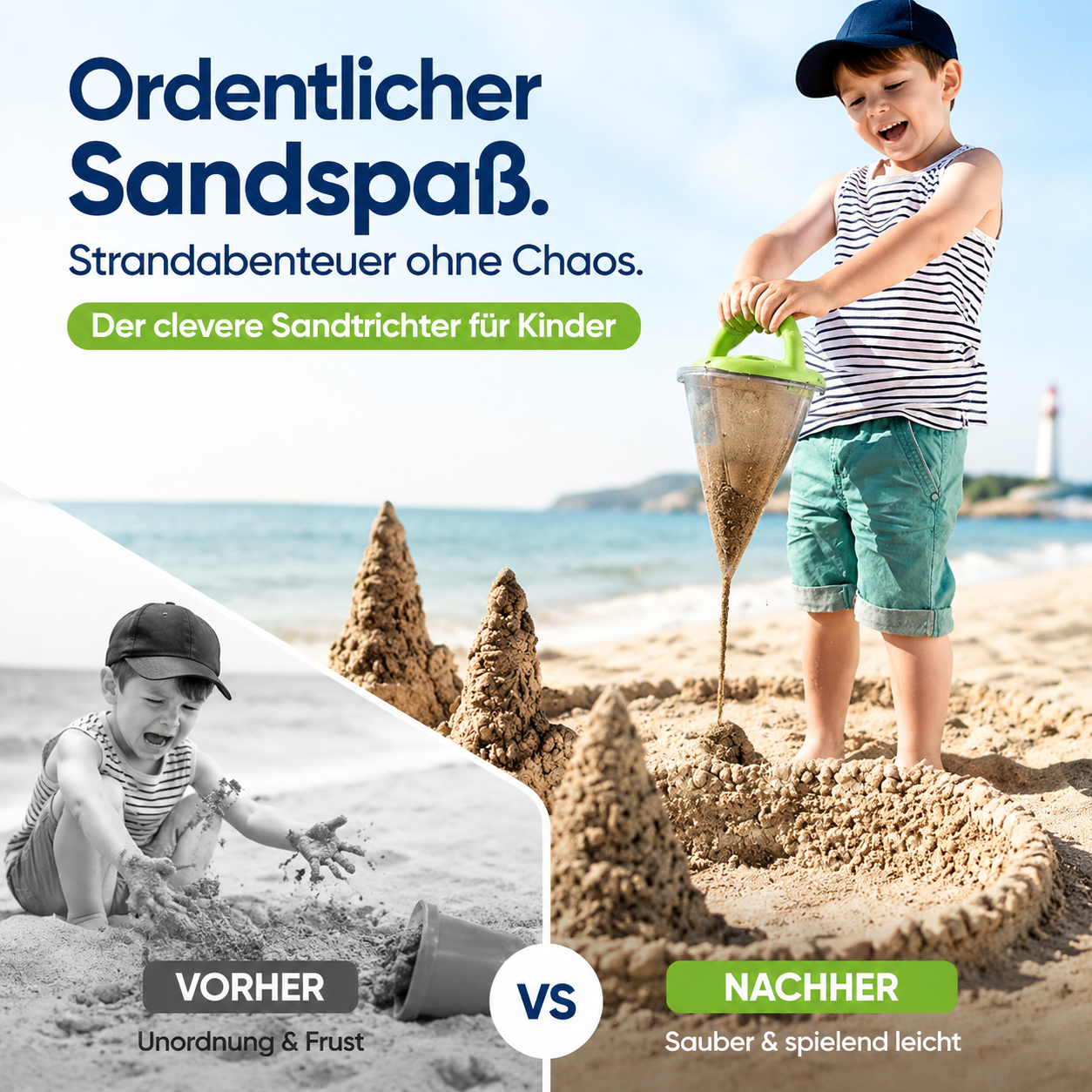 📢📢50 % Rabatt!!🏖️🏰 Erschaffe epische Sandtürme und Kunstwerke – grenzenlose Strandkreativität beginnt hier!