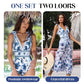 💥 Sonderangebot: 50 % Rabatt 💥 V Neck Lace Up Printed One Piece Swimsuit And Skirt