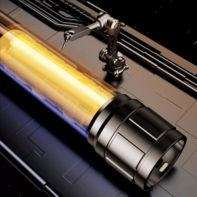 🔦 50% Rabatt + KAUF 2, ERHALT 1 GRATIS! 💥 Superstarke Zoom-Taschenlampe – extrem hell & wasserdicht – perfekt für Outdoor & Notfall!