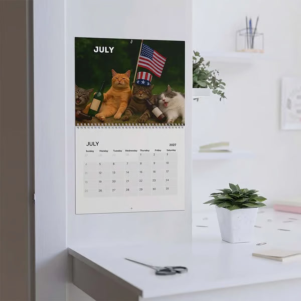 🍺🐱Betrunkene Katzen Kalender 2027