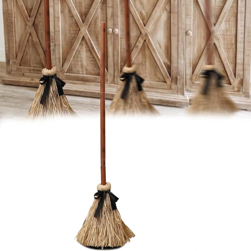 🧙 Nur für kurze Zeit: 55 % Rabatt! 🥳 Animierter Hexenbesen als Halloween-Dekoration mit Licht und Sound