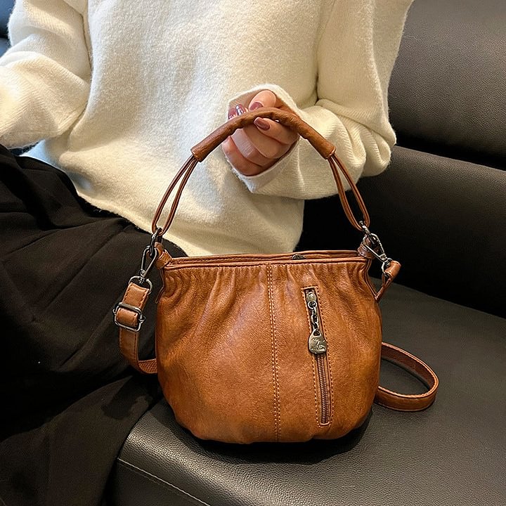 📢📢50 % Rabatt!! ⏰Damen Plissee-Handtasche aus weichem Material – Vielseitig tragbar als Hand-, Schulter- oder Umhängetasche 👜✨