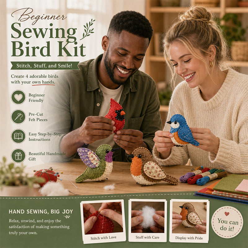 🎨 JETZT 50% RABATT! ✨🎁Einfaches DIY-Nähset für Anfänger🐶🧵