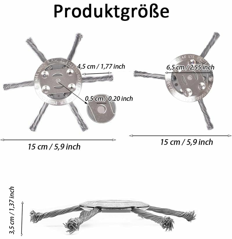 🔥🎁 2+1 GRATIS!! 👨‍🌾Ersatzkopf für Fadentrimmer - werkzeugloser Schnellwechsel 🛠️🌿