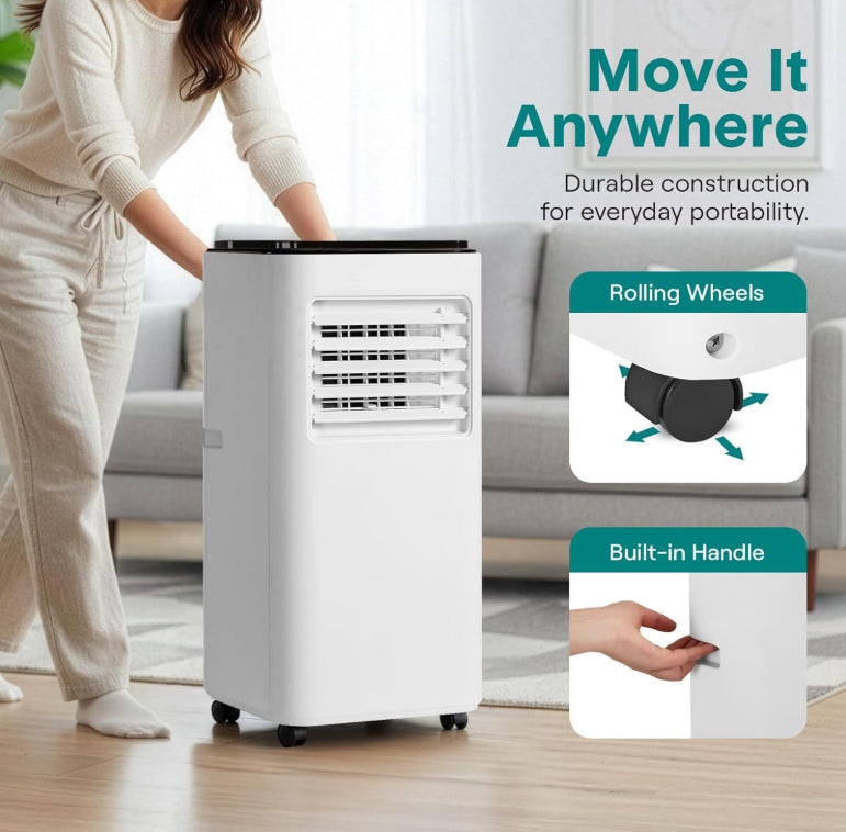 📢📢50 % Rabatt + KOSTENLOSER VERSAND⏰🌬️Tragbare, leise 3-in-1-Klimaanlage mit Ventilator