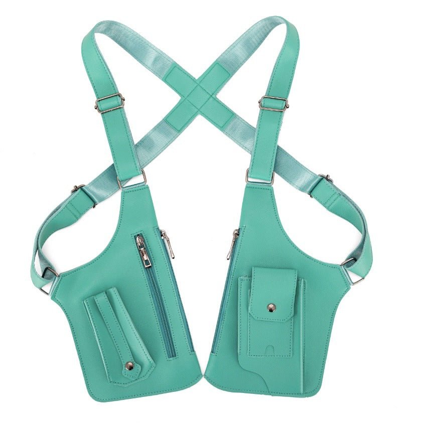 🔥Beliebter klassischer Stil🔥Anti-Diebstahl-Tasche im taktischen Stil für Herren mit doppeltem Schultergurt und mehreren Taschen