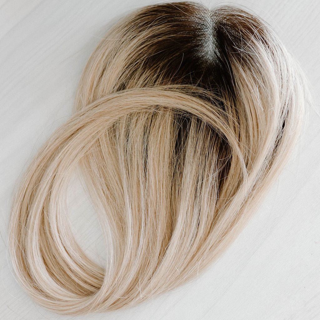 🔥Versandkostenfrei⏰ Nur noch heute 50% Rabatt! 🖤 Damen Clip-in Haarteil in natürlichem Schwarz | Unsichtbare Spitzenhaarverlängerung gegen dünne Stellen & Geheimratsecken, natürliches Echthaar-Look ✨