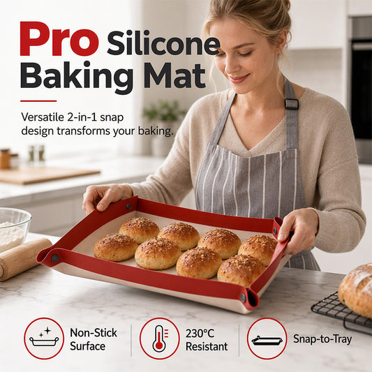 🍪 2-in-1 Faltbare Silikon-Backform