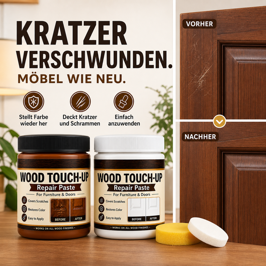 🔥🎁 2+1 GRATIS!!🥳 💞 50K+ VERKAUFT! ⚡🧼✨ 50 % RABATT! Professionelles Holzkratzer-Reparaturset