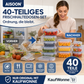 🍱 Vorratsdosen-Set mit Deckeln – 12/16-teiliges Set, ♻️ wiederverwendbar – 💧 auslaufsicher, geeignet für Gefrierschrank ❄️, Backofen 🔥, Mikrowelle ⏲️ und Spülmaschine 🍽️