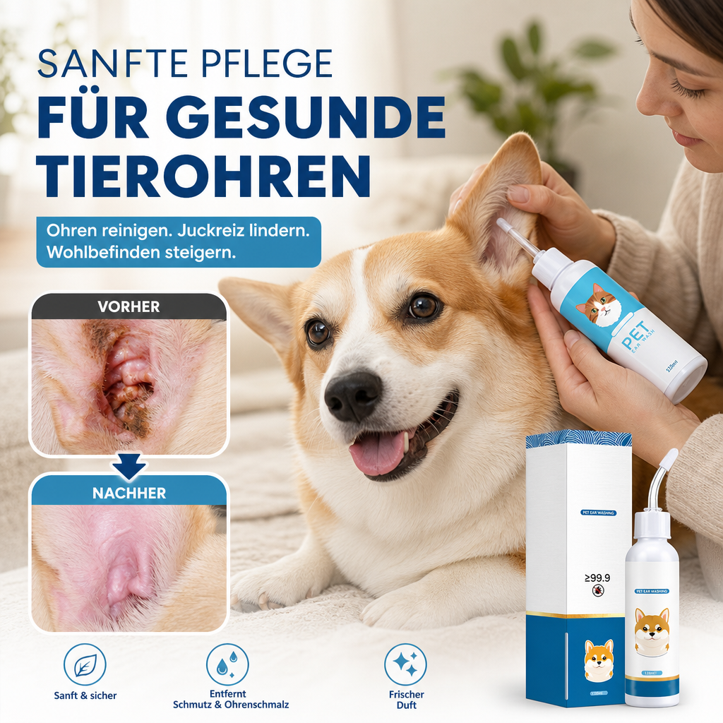 🐶🐱 Ohrenreiniger | Lindert Juckreiz bei Hunden und Katzen 👂