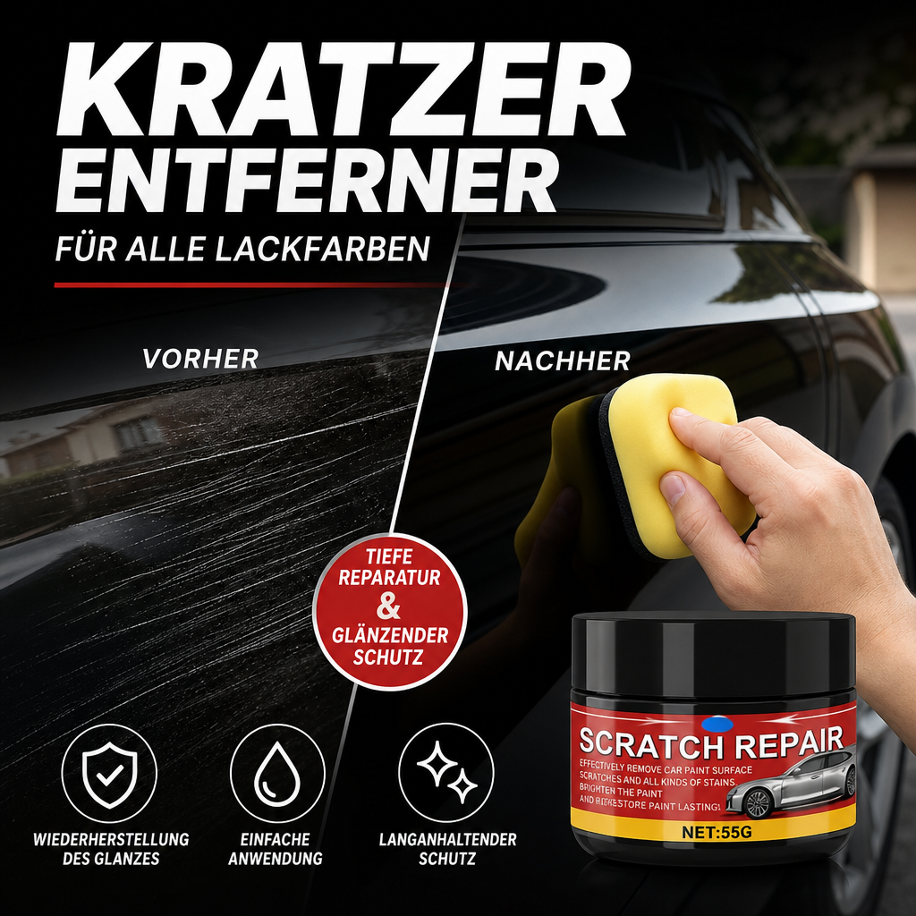 🔥🎁 2+1 GRATIS!!🥳 💞 50K+ VERKAUFT! ⚡🚗 Universelle Auto-Kratzer-Reparaturpaste
