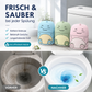 🔥🎁 2+1 GRATIS!!🥳✨ 2-in-1 WC-Reiniger & Lufterfrischer 🚽💙 Für ein strahlend sauberes Bad mit langanhaltend frischem Duft!