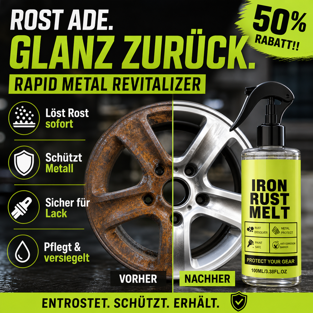 ✨ Rostschutzspray für Eisen