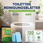 🔥🎁 2+1 GRATIS!!🥳 💞 50K+ VERKAUFT! ⚡🧼 Schnellauflösende Toilettenreiniger-Blätter 💪 kraftvoll gegen Kalk, Gerüche & hartnäckige Flecken, 120 Stück