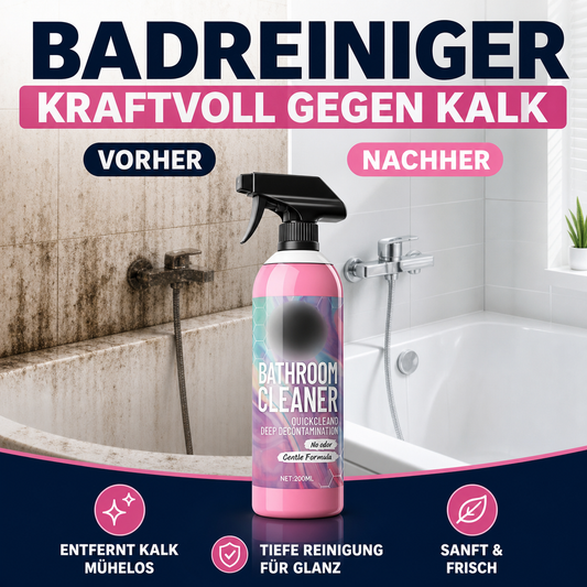 🔥🎁 2+1 GRATIS!!🥳💗 50K+ VERKAUFT! ⚡✨Badezimmerreiniger – Mehrflächen-Fleckenentferner für Wannen, Waschbecken & Glas