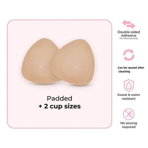 💕NUR HEUTE IM ANGEBOT: NUR 8,33 €!!💕OUFALI Lift-Einlagen für BHs – Leicht gepolstert, doppelseitig klebend👙 Wiederverwendbar, waschbar • Natürlicher Lift • Nahtlos unter der Kleidung ✨