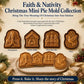 🔥🎁KAUFE 1, ERHALTE 1 GRATIS🔥✝️ Mini‑Weihnachts‑Pasteten‑Formen mit Glaubens‑ & Jesus‑Christus‑Motiven | Wiederverwendbare geprägte Formen für detailreiche Pasteten mit Gebetstexten, perfekt als Weihnachtsgeschenk🥧✨