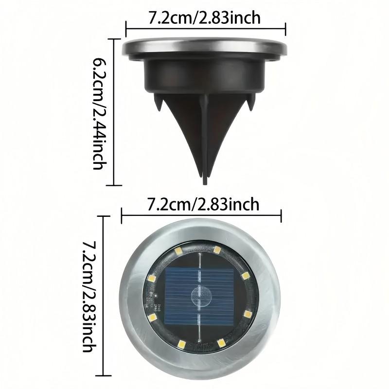 📢📢50 % Rabatt!! 🌙✨Solar-Bodenleuchten für Garten & Wege - Automatischer Sensor & wetterfest