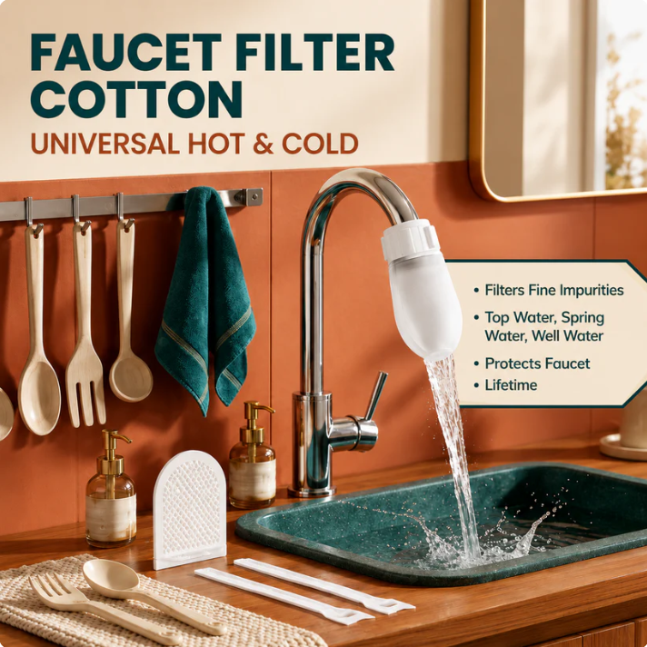 🔥🎁 2+1 GRATIS!!🥳💞 50K+ VERKAUFT! ⚡💧Spritzschutzfilter für Küchenarmaturen zur Entfernung von Ablagerungen und Rost