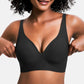 💕Jelly Wireless Damen Komfortable kabellose Push-up-BHs, nahtlose T-Shirt-BHs, BHs mit tiefem V-Ausschnitt für jeden Tag