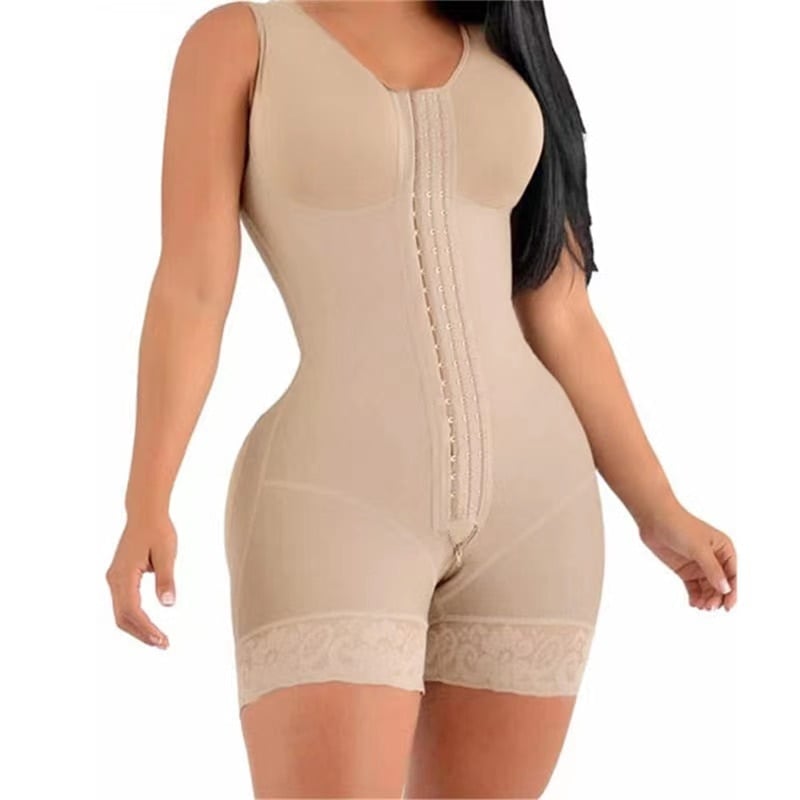 📢📢50 % Rabatt!!🥳 💞 50K+ VERKAUFT! 🌸🕊️Hochelastischer nahtloser Formbody - bauchglättend & po-liftend, figurbetonend👗✨