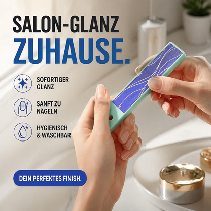 📢📢 50 % Rabatt!! 🥳💞 2 Stück tragbarer Nano-Glasnagelpuffer ✨💅
