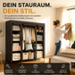 📢📢50 % Rabatt!!⏰💎Einfach zu montierender Kleiderschrank aus Vliesstoff 🧥🪑