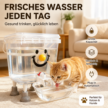 🎁Neuheiten 2026 – 50 % reduziert💥Wasserspender für Haustiere mit großem Fassungsvermögen