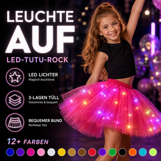 💕 50% RABATT! ✨ Magischer LED-Tutu-Rock – Leuchtend, leicht & verspiel – Ideal für Partys, Festivals & besondere Anlässe 🌸