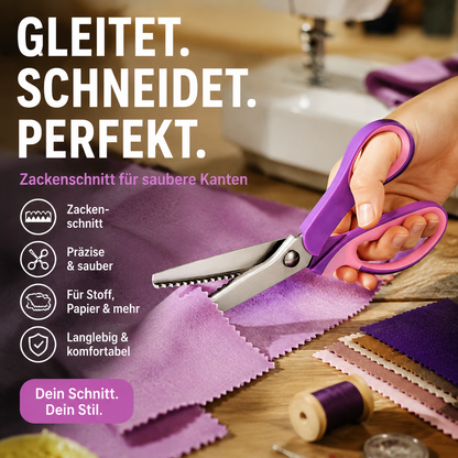 📢📢50 % Rabatt!!🥳✨Mehrzweck-Zickzackschere, gezahnte Schere✂️🧵