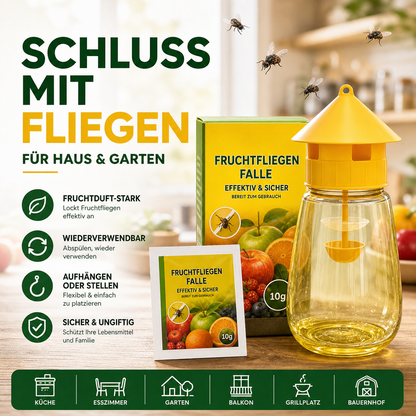 ⏳💥 Nur noch 3 Stunden – 7,99 €!! 🔥 Hängende Fliegenfalle für drinnen und draußen