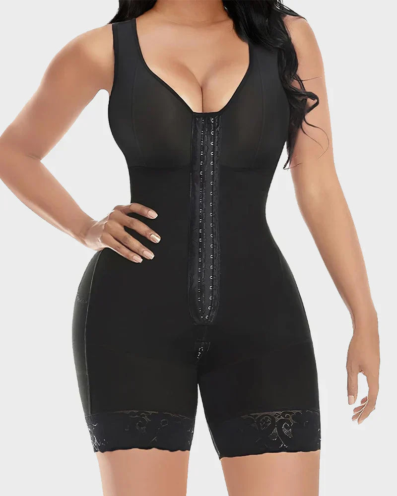 📢📢50 % Rabatt!!🥳 💞 50K+ VERKAUFT! 🌸🕊️Hochelastischer nahtloser Formbody - bauchglättend & po-liftend, figurbetonend👗✨
