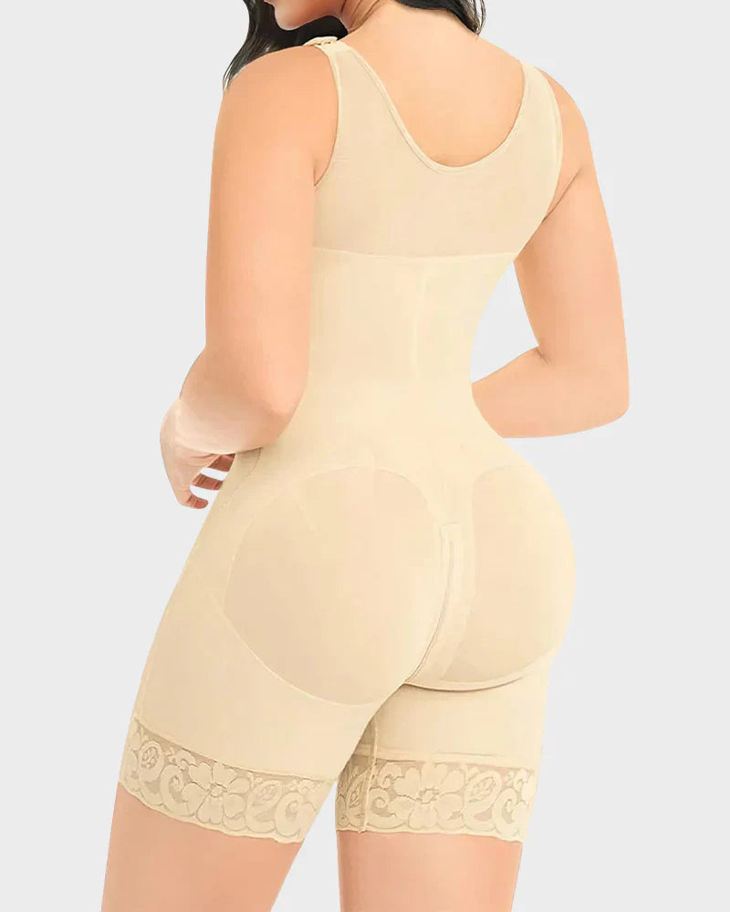 📢📢50 % Rabatt!!🥳 💞 50K+ VERKAUFT! 🌸🕊️Hochelastischer nahtloser Formbody - bauchglättend & po-liftend, figurbetonend👗✨