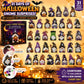 🎉✨ 31 Tage voller Gnome-Überraschungen: Halloween-Diamantmalerei-Adventskalender