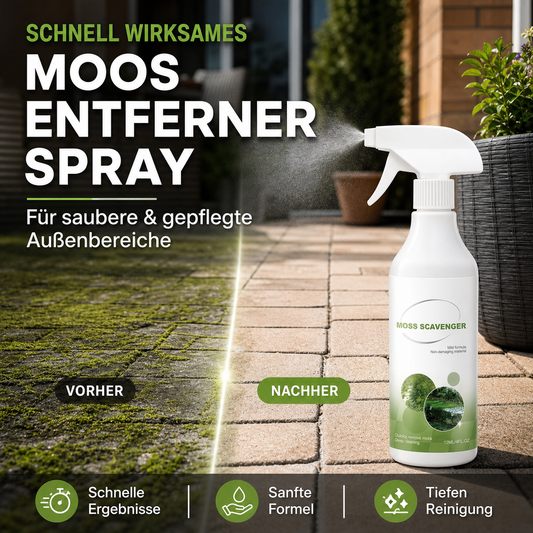 🧴 50 % Rabatt auf Outdoor-Reinigungsspray – entfernt Schmutz, Fett und grüne Ablagerungen von allen Oberflächen.