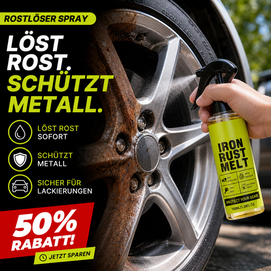 📢📢50 % Rabatt!! ⏰🔩 Rostentferner Spray – Löst hartnäckigen Eisenrost