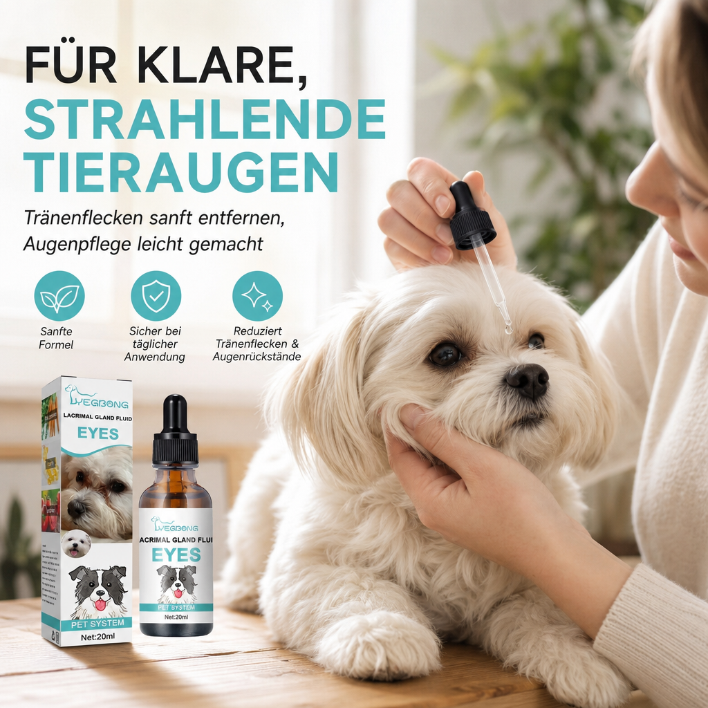 ⏳🔥 50% RABATT!! 🐱🐶 Augenreiniger & -tropfen für Haustiere – Sanfte, pH-neutrale Formel, sicher für Hunde und Katzen. Lindert Rötungen, entfernt Tränenflecken und alltäglichen Schmutz. Ohne Peroxid! 🌿💧