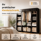 📢📢50 % Rabatt!!⏰💎Einfach zu montierender Kleiderschrank aus Vliesstoff 🧥🪑