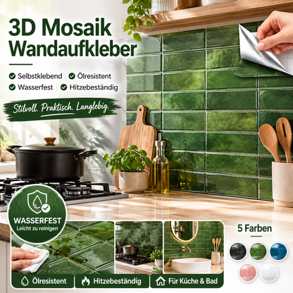 🔥🎁 2+1 GRATIS!!🥳 💞 50K+ VERKAUFT! ⚡🏠Peel TvStick Küche Backsplash Wandschutz