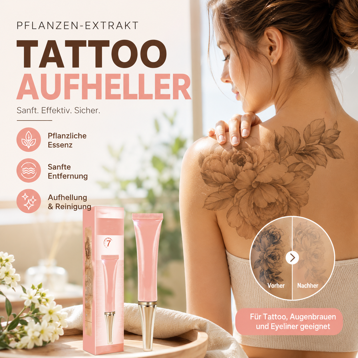 📢📢50 % Rabatt!!🥳 💞 50K+ VERKAUFT! ⚡ Sanfte, effektive Tattoo-Aufhellungscreme für vielfältige Anwendungen ✨