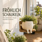 🎁💚Happy Swing Schaukelstuhl-Pflanzgefäß – Lassen Sie Ihre Pflanzen auf dem Schaukelstuhl "schaukeln"! 🏡