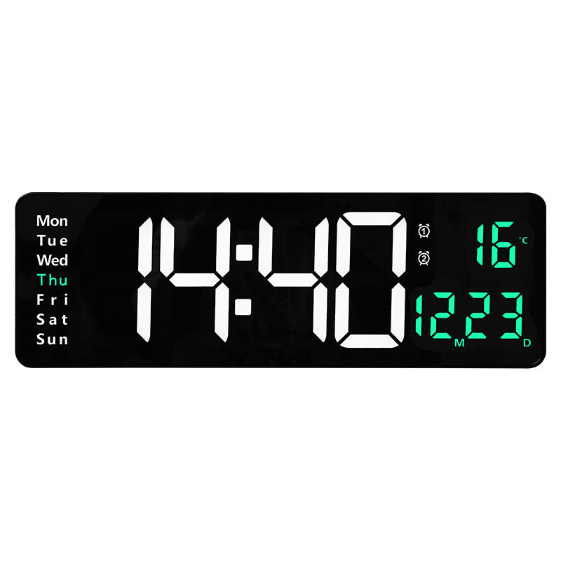 📢📢 50% RABATT !! ⏰ Große Digitaluhr 13 Zoll / 16 Zoll mit Temperaturanzeige, Datum, automatischer Sommerzeit & Nachtlicht mit automatischer Helligkeitsregelung