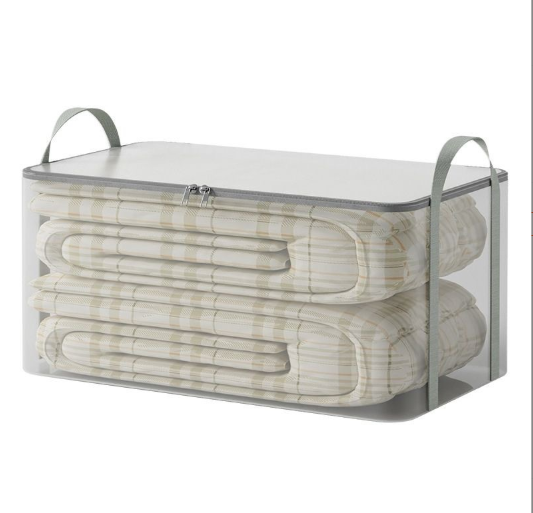 🔥Zeitlich begrenztes Angebot: 50 % Rabatt! 📦Große, strapazierfähige, dicke transparente Aufbewahrungstasche aus Kunststoff für Kleidung, Umzug und Lagerung