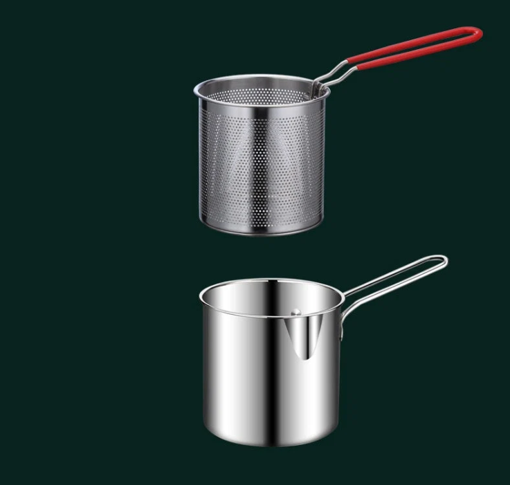 🔥Multifunktionale Fritteuse aus Edelstahl 304