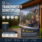 📢📢50 % Rabatt!! 🛡️🌧️Hochwertige, wetterfeste, transparente Planen (14 Mil)
