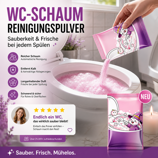 🔥🎁 1+1 GRATIS!!🥳💞 50K+ VERKAUFT! ⚡🚽Automatisch schäumendes Toilettenreinigerpulver