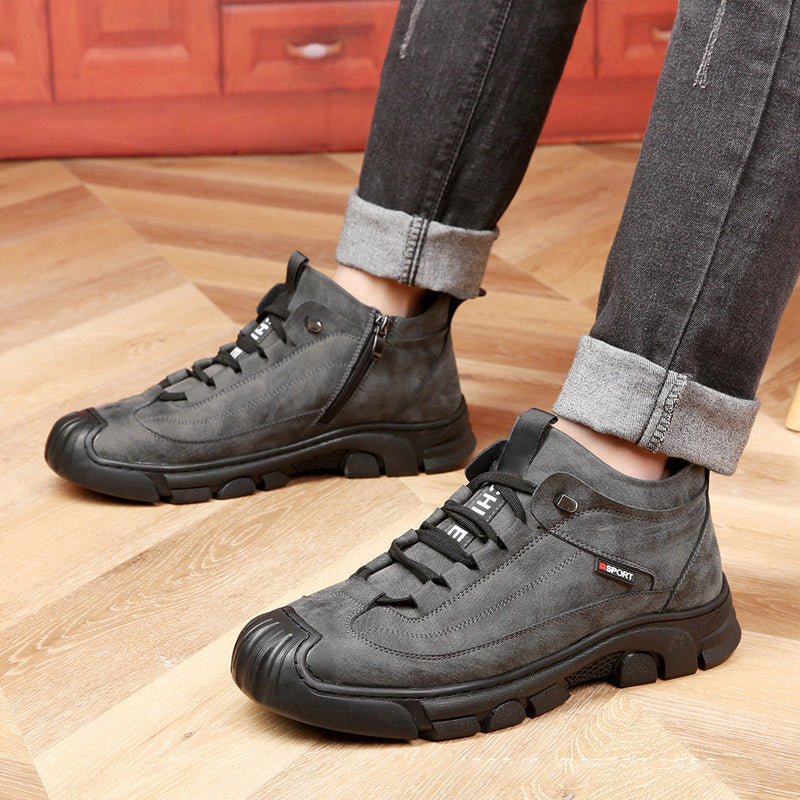 ✨✨ ALLE PRODUKTE 50% RABATT – ab nur 37,99 € pro Paar! JETZT ZUGREIFEN! ☃️[Wintergeschenk] Herren Sneaker aus Leder mit Kunstwollfutterg👟